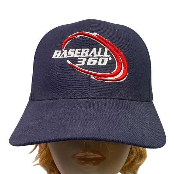 Baseball 360 Hat Adult Med-XL Pacific Headwear Pro Model Cap Wool Blend Spellout - Picture 1 of 11